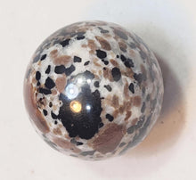 Load image into Gallery viewer, Fluorescent Reactive 32mm Willemite &amp; Calcite Sphere – Sterling Hill, NJ 6371

