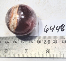 Load image into Gallery viewer, Fluorescent Boquillas Calcite 38mm Sphere - Stunning SW LW Mexican Mineral 6448
