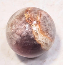 Load image into Gallery viewer, Fluorescent Boquillas Calcite 38mm Sphere - Stunning SW LW Mexican Mineral 6448
