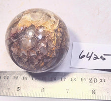 Load image into Gallery viewer, Fluorite Spectrum Mine AZ 60mm Decor Sphere - Blue UV Glow- Holiday Gift - 6425
