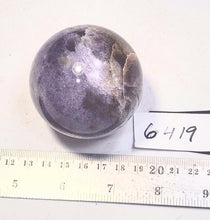 Load image into Gallery viewer, Purple Lepidolite 60mm Sphere – Calming Stone - Interior Decor - Healing 6419
