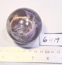 Load image into Gallery viewer, Purple Lepidolite 60mm Sphere – Calming Stone - Interior Decor - Healing 6419
