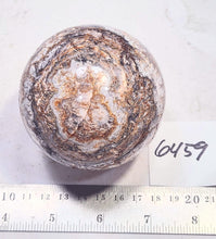 Load image into Gallery viewer, AZ Plume Fluorite 73mm Interior Decor Stone Sphere for Home or Office 6459
