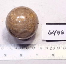 Load image into Gallery viewer, Stromatolites 50mm Sphere - Oldest Evidence of Earth Life - Collector Stone 6496
