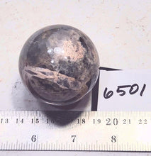 Load image into Gallery viewer, Sky Blue Burro Creek Fluorescent Agate 50mm Sphere - Decor or Collectible 6501
