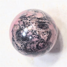 Load image into Gallery viewer, Rhodonite 38mm Interior Decor Semi Precious Gemstone Sphere/Home or Office 6592

