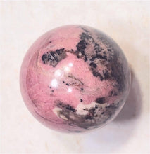Load image into Gallery viewer, Rhodonite 38mm Interior Decor Semi Precious Gemstone Sphere/Home or Office 6592
