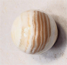 Load image into Gallery viewer, Fluorescent Montana Calcite 32mm Sphere for UV Collection Decor or Study 6571
