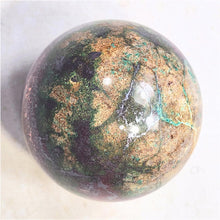 Load image into Gallery viewer, Native Copper/Cuprite/Malachite in Matrix/67mm Sphere/Home/Office/Artwork 6635
