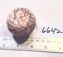 Load image into Gallery viewer, Chipboard Rhyolite 50mm Interior Decor Sphere for Home or Office/Artwork 6642
