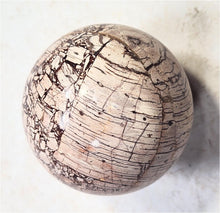 Load image into Gallery viewer, Chipboard Rhyolite 50mm Interior Decor Sphere for Home or Office/Artwork 6642
