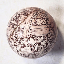 Load image into Gallery viewer, Chipboard Rhyolite 50mm Interior Decor Sphere for Home or Office/Artwork 6642
