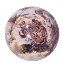 Load image into Gallery viewer, Big Horn Banded Agate 67mm Stone Sphere - Crystal Vugs -Natures Fine Art -6439
