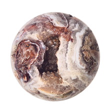 Load image into Gallery viewer, Big Horn Banded Agate 67mm Stone Sphere - Crystal Vugs -Natures Fine Art -6439
