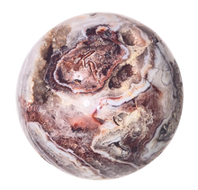 Load image into Gallery viewer, Big Horn Banded Agate 67mm Stone Sphere - Crystal Vugs -Natures Fine Art -6439
