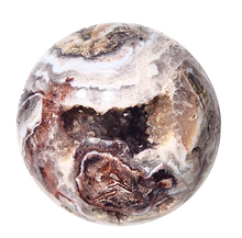 Load image into Gallery viewer, Big Horn Banded Agate 67mm Stone Sphere - Crystal Vugs -Natures Fine Art -6439
