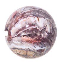 Load image into Gallery viewer, Big Horn Banded Agate 67mm Stone Sphere - Crystal Vugs -Natures Fine Art -6439
