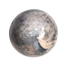 Load image into Gallery viewer, Sky Blue Burro Creek Fluorescent Agate 50mm Sphere - Decor or Collectible 6501
