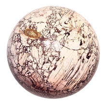 Load image into Gallery viewer, Chipboard Rhyolite 89mm Sphere - Angular Chiplike Inclusions - Decor Stone 6492
