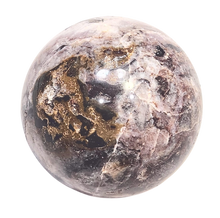 Load image into Gallery viewer, Fluorescent Fluorite/Pink Fluorite 57mm Sphere/UV Collection/Interior Decor 6464
