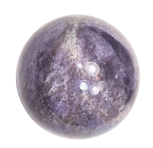 Load image into Gallery viewer, Purple Lepidolite 60mm Sphere – Calming Stone - Interior Decor - Healing 6419
