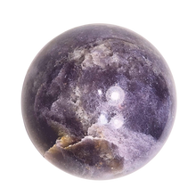 Load image into Gallery viewer, Purple Lepidolite 60mm Sphere – Calming Stone - Interior Decor - Healing 6419
