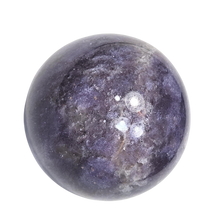 Load image into Gallery viewer, Purple Lepidolite 60mm Sphere – Calming Stone - Interior Decor - Healing 6419
