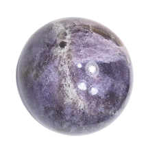 Load image into Gallery viewer, Purple Lepidolite 60mm Sphere – Calming Stone - Interior Decor - Healing 6419
