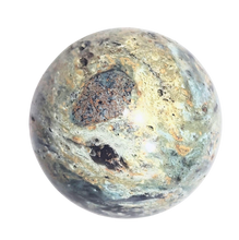 Load image into Gallery viewer, Plasma Agate 48mm Sphere - Clear Creek CA Stone -Home/Office Interior Decor 6440
