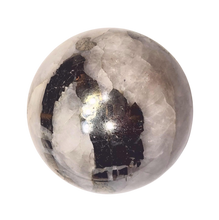 Load image into Gallery viewer, Pyrite in Quartz 44mm Interior Decor Sphere for Home or Office Interiors - Healing Stone 6507
