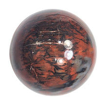Load image into Gallery viewer, AZ Red &amp; Gray Pet Wood 60mm Sphere Modern Organic Style / Other Interiors 6367

