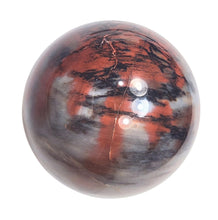 Load image into Gallery viewer, AZ Red &amp; Gray Pet Wood 60mm Sphere Modern Organic Style / Other Interiors 6367
