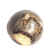 Load image into Gallery viewer, Fluorescent Septarian Nodule Piece 32mm Sphere for UV Collection or Study 6565
