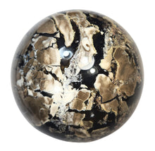 Load image into Gallery viewer, Volcano Agate 5&quot; Interior Design Sphere Sculpture + UV Natural Modern 6382 Gift!
