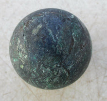 Load image into Gallery viewer, Malachite Cuprite &amp; Quartz in Specular Hematite 44mm Sphere 4521
