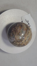 Load and play video in Gallery viewer, Fluorite Spectrum Mine AZ 60mm Decor Sphere - Blue UV Glow- Holiday Gift - 6425
