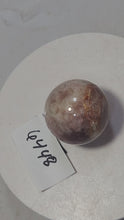 Load and play video in Gallery viewer, Fluorescent Boquillas Calcite 38mm Sphere - Stunning SW LW Mexican Mineral 6448
