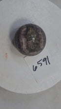 Load and play video in Gallery viewer, UV Fluorite 35mm Sphere for Fluorescent Collection/ Home or Office Decor 6591
