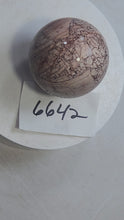 Load and play video in Gallery viewer, Chipboard Rhyolite 50mm Interior Decor Sphere for Home or Office/Artwork 6642
