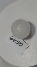 Load and play video in Gallery viewer, Fluorescent Calcite 32mm Sphere - Stunning SW LW Mineral - Personal Stone 6450
