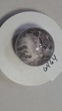 Load and play video in Gallery viewer, Fluorescent Fluorite/Pink Fluorite 57mm Sphere/UV Collection/Interior Decor 6464
