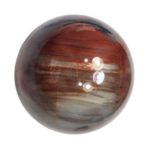 Load image into Gallery viewer, AZ Red &amp; Gray Pet Wood 60mm Sphere Modern Organic Style / Other Interiors 6367
