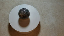 Load and play video in Gallery viewer, Fluorescent Amethyst Sage Agate 44mm Sphere Unique Gift or Healing Stone 5225
