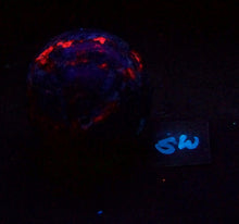 Load image into Gallery viewer, Fluorescent Calcite Fluorite Big Horn AZ 70mm Sphere for Collection or Gift 5292
