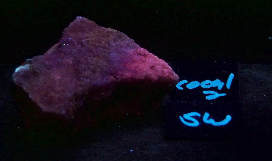 Fluorescent Cobaltoan Calcite Specimen cocal2