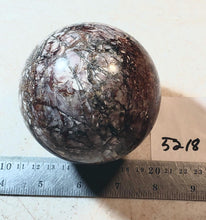 Load image into Gallery viewer, Brecciated Big Horn Area AZ Fluorite 86mm Sphere for Decor or Unique Gift 5218
