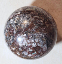 Load image into Gallery viewer, Brecciated Big Horn Area AZ Fluorite 86mm Sphere for Decor or Unique Gift 5218
