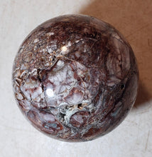 Load image into Gallery viewer, Brecciated Fluorite Large 86mm Sphere for Home Decor or Collection or Gift 5214
