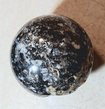 Load image into Gallery viewer, Amethst Sage Agate w Vugs 70mm Sphere for Collection or Sculpture Decor 5219
