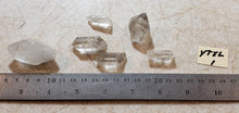 Load image into Gallery viewer, Tibetan Herkimer Quartz Crystals Set of 6 Stones for Jewelry or Metaphysical YTXL1
